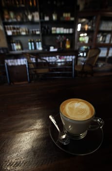 A cafe in the center of Chiang Rai in chiang Rai Province in northern Thailand in South East Asia.