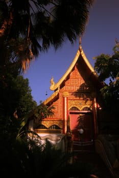 Wat Phra Kaew is located in Chiang Rai Old Town in chiang Rai Province,Thailand.