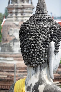 Wat Yai Chai Temple in the temple city of Ayutthaya in Thailand