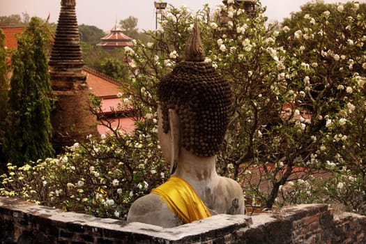Wat Yai Chai Temple in the temple city of Ayutthaya,Thailand.