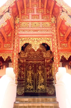 Wat Phra Kaew is located in Chiang Rai Old Town in chiang Rai Province,Thailand.