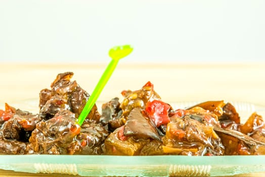 Roasted eggplant from Georgia