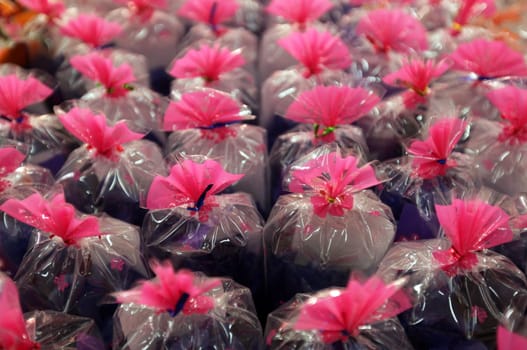 Suessikeiten at a market in Bangkok's capital of Thailand in South East Asia.