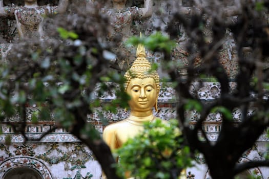 The temple complex of Wat Arun in Banglamphu in Bangkok,capital of Thailand in South East Asia.
