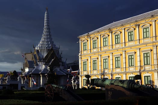 Das Gebaeude des Verteidigungs Ministerium oder Ministry of Defence im Historischen Zentrum der Hauptstadt Bangkok in Thailand.