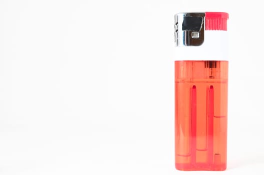 Big Cigarette Lighter on a White Background