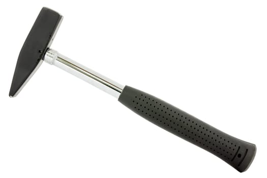 Black hammer isolated on a white background