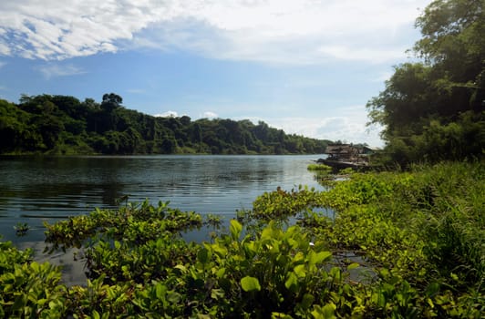 The Moon River near Ubon Ratchathani in northeastern Thailand in South East Asia.