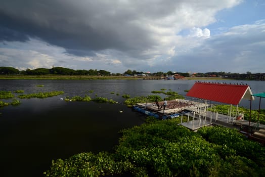 The Moon River in Ubon Ratchathani in northeastern Thailand in South East Asia.