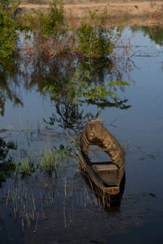 A lagoon near Khong Chiam near Ubon Ratchathani in northeastern Thailand in South East Asia.