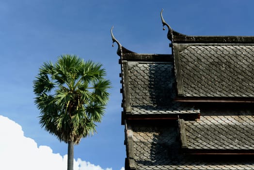 The temple Wat Thung Si Meuang in the city of Ubon Ratchathani in northeastern Thailand in South East Asia.