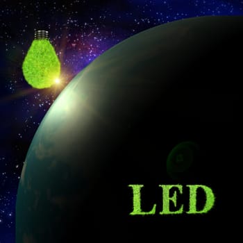 Light bulb concept for adv or others purpose use