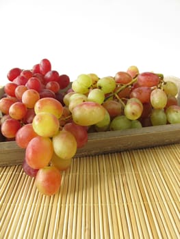 Red grapes