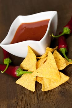 fiery tortilla chips