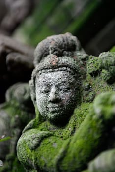 Traditional figures are available for sale in the garden of Ban Phor Linag Meun's Terracota Art at Terracota Garden in Chiang Mai in northern Thailand in South East Asia.