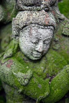 Traditional figures are available for sale in the garden of Ban Phor Linag Meun's Terracota Art at Terracota Garden in Chiang Mai in northern Thailand in South East Asia.