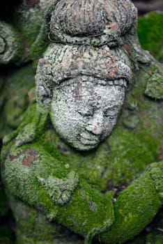 Traditional figures are available for sale in the garden of Ban Phor Linag Meun's Terracota Art at Terracota Garden in Chiang Mai in northern Thailand in South East Asia.