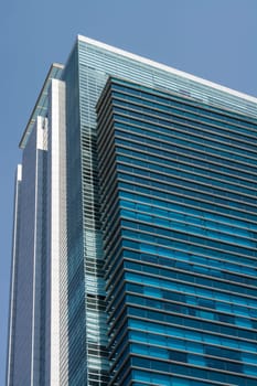 Skyscraper against a big blue sky