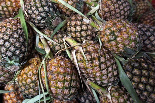 The market in the provincial capital Amnat Charoen in the province of Amnat Charoen in the Isan in northeastern Thailand.
