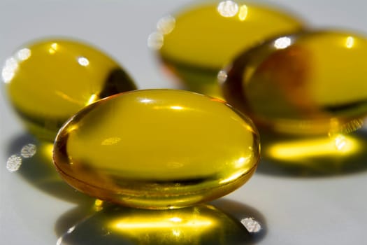 Macro To A Yellow Pills