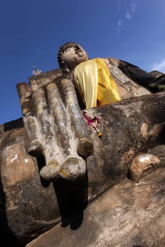 Wat Phra Si Ratana Mahathat in Si Satchanalai-Chaliang Historical Park,about 50 km from Sukhothai province in northern Thailand in South East Asia.