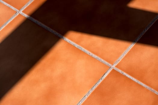 Interesting shade and detail with vivid colors to the floor, and shadow forms