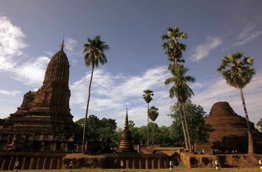 Wat Phra Si Ratana Mahathat in Si Satchanalai-Chaliang Historical Park,about 50 km from Sukhothai province in northern Thailand in South East Asia.