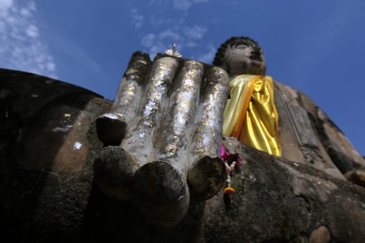 Wat Phra Si Ratana Mahathat in Si Satchanalai-Chaliang Historical Park,about 50 km from Sukhothai province in northern Thailand in South East Asia.