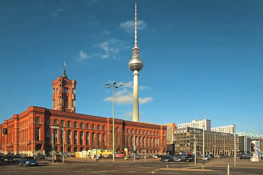 Rotes Rathaus Deutschland Berlin / Red City Hall Germany Berlin