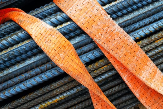 Reinforcement of iron building material metal