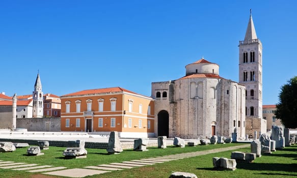 Sveti Donat and Agora in Zadar Croatia