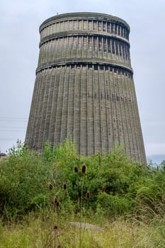 abandoned factory building, mining sector in Asturias, Spain