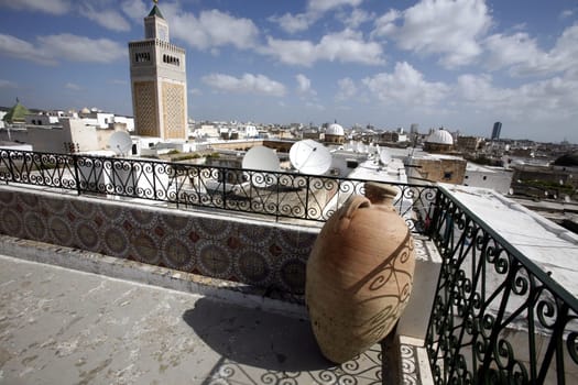 Africa,Tunisia,Tunis,Old Town,Medina,Souq,Mosque,.