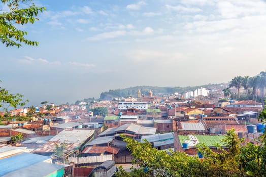 View of the town of Socorro in Santander, Colombia