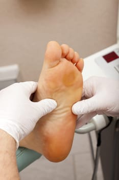 Relax with a foot massage