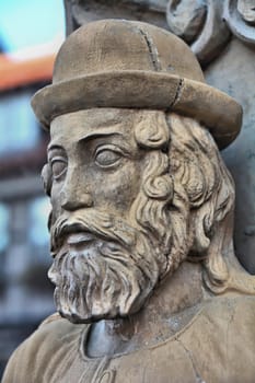 Wooden head