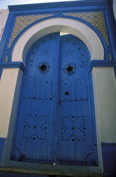 Africa,Tunisia,Monastir A traditional Huastuer in the old town of the coastal city of Monastir in Central Tunisia. (URS FLUEELER)