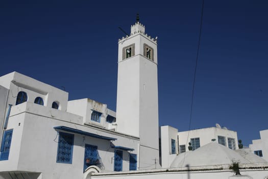Africa,Tunisia,Tunis,Sidi Bou Said,Old Town