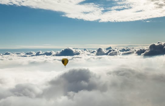 above the clouds