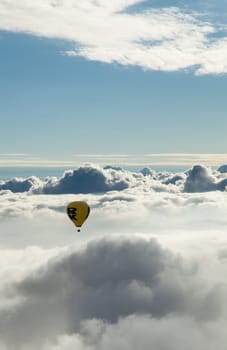 above the clouds