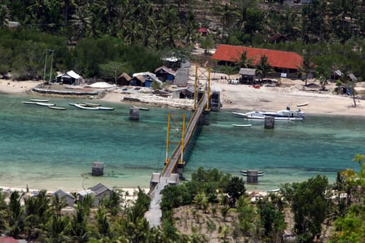 Asia,South East,Indonesia,Bali,Island,Nusa Lembongan,Jungutbatu,Village,Everyday,Bruecke,Motorcycle,Moto,Rent,Tour,Nusa Ceningan,(Urs Flueeler)