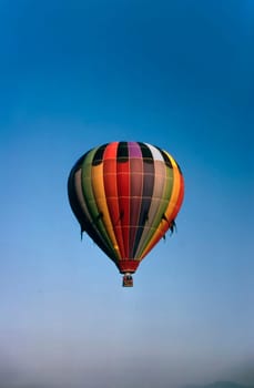 Hot Air Balloon flying over California