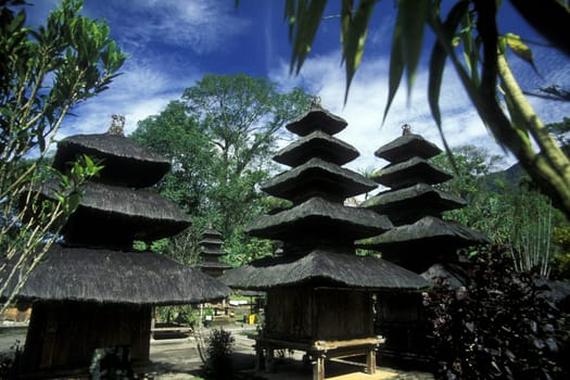 The Pura Taman Ayun Temple in Menglan in the southwestern part of Bali on the island of Bali in Indonesia.