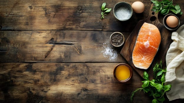 Ketogenic diet. Keto diet concept, Generative AI food