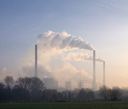 Scholven Power Station is an E.ON owned coal-fired power station in Gelsenkirchen, Germany. Its installed output capacity of 2300 MW it is one of the most powerful coal-fired power stations in Europe.