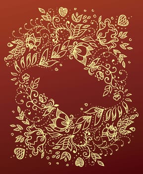Vintage backgroung in vector.