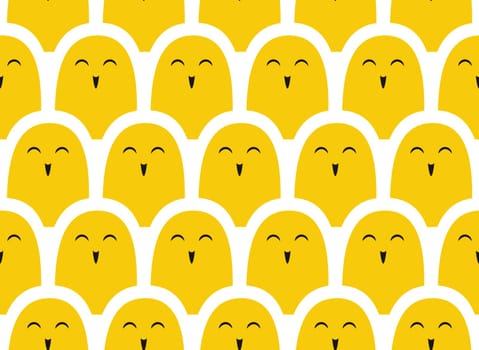 Colorful vector simple pattern . Crowd