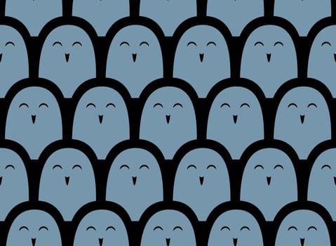 Colorful vector simple pattern . Crowd