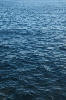 Blue Water Waves Texture on the Atlantic Ocean