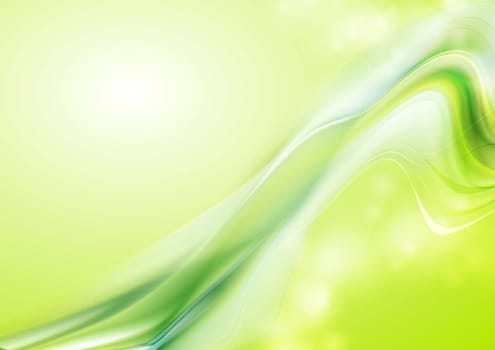 Bright abstract smooth wave vector background
